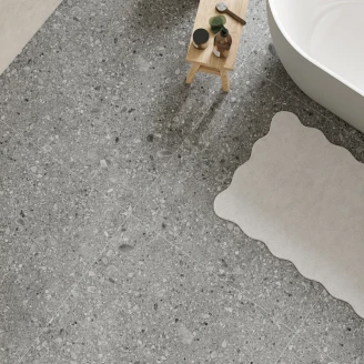 Gulvflis <strong>Terrazzo Italia</strong>  Grå Matt 90x90 cm