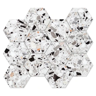 Unicomstarker Mosaik Hexagon Klinker <strong>Venice</strong>  Rialto Matt 30x34 (9.7x11.2) cm