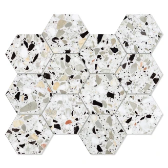 Unicomstarker Mosaik Hexagon Klinker <strong>Venice</strong>  Murano Matt 30x34 (9.7x11.2) cm