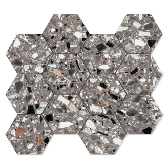 Unicomstarker Mosaik Hexagon Klinker <strong>Venice</strong>  Canalgrande Matt 30x34 (9.7x11.2) cm