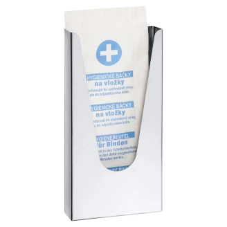 Dispenser för Hygienpåsar HygBag 10x24 cm Krom Blank
