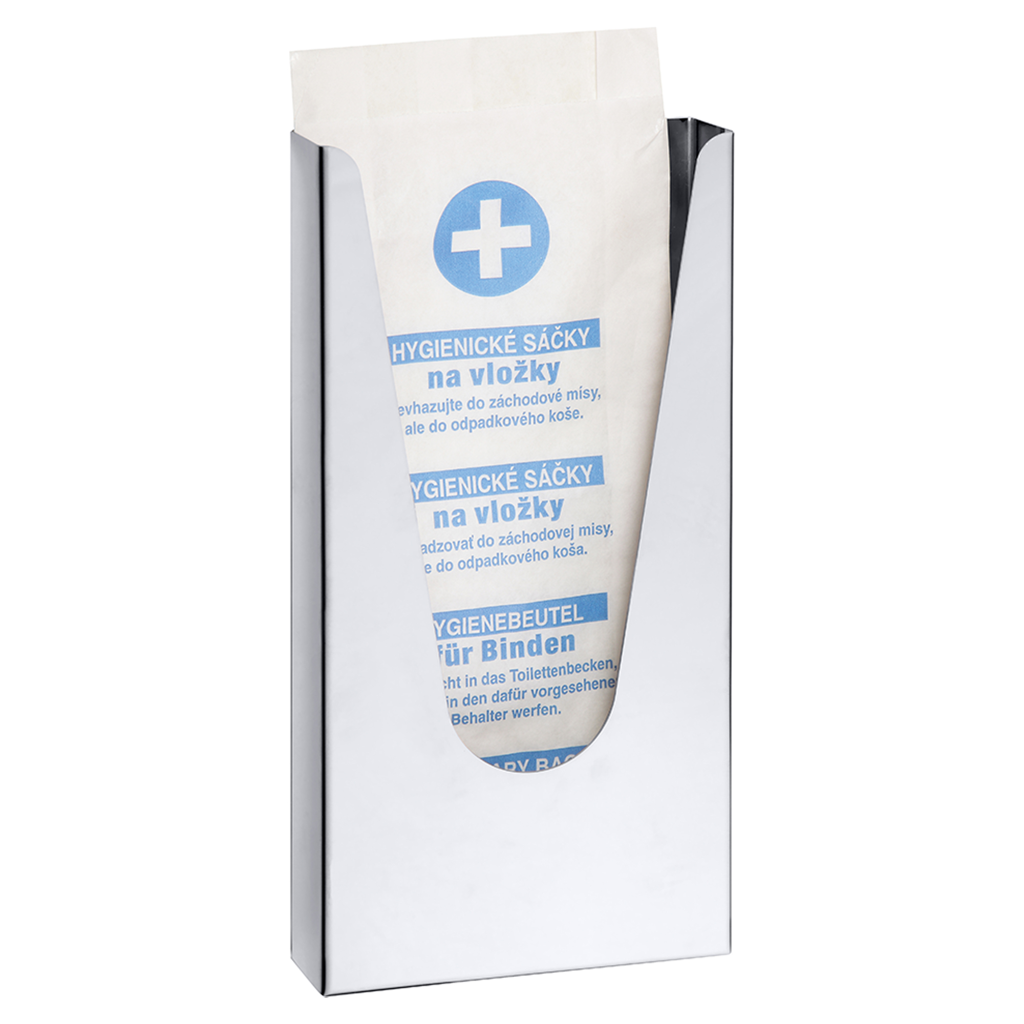 Dispenser for Hygieneposer HygBag 10x24 cm Hvit Matt