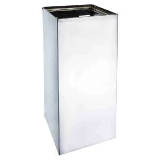 Väggmonterad Papperskorg Krom Blank 25 L