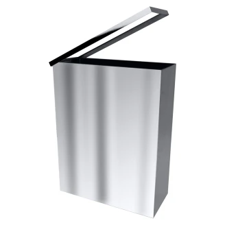 Papperskorg 25 L Krom Matt