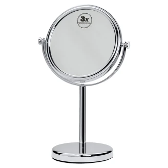 Dubbelsidig Sminkspegel <strong>Elega</strong>  Krom Matt 20 cm