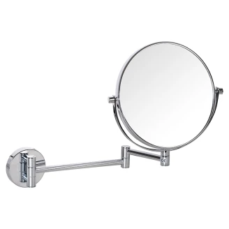 Dubbelsidig Sminkspegel <strong>Elega</strong>  Krom Matt 20 cm