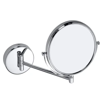 Dubbelsidig Sminkspegel <strong>Elega</strong>  Krom Matt 20 cm