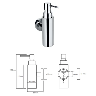 Tvålpump <strong>Holmstrand</strong>  Krom Blank 150 ml