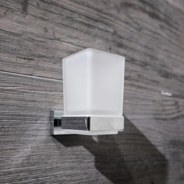 Tannbørsteholder Alouette Krom Blank