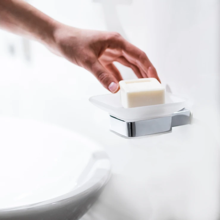 Såpeskål Zave Krom Blank