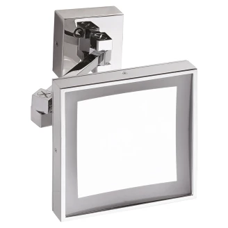 Sminkspegel med LED-belysning <strong>Elega</strong>  Krom Matt 20x20 cm