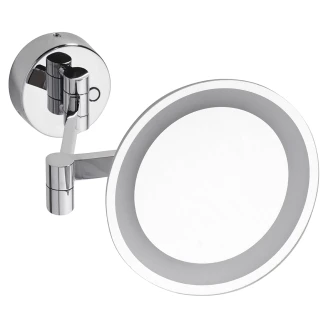 Sminkspegel med LED-belysning <strong>Elega</strong>  Krom Matt 21 cm