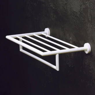 Handdukshängare med Stång <strong>Vionne</strong>  Vit Matt 50 cm
