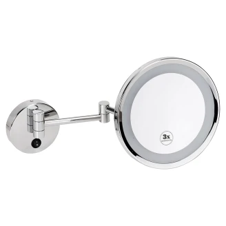 Sminkspegel med LED-belysning <strong>Elega</strong>  Krom Blank 24 cm
