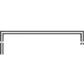 Handdukshållare för Glasdörr <strong>Holmstrand</strong>  Krom Blank 45 cm