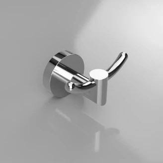 Magnetisk Dubbelväggkrokar <strong>Sorelle</strong>  Krom Blank