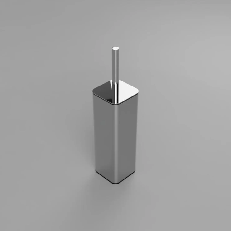 Toalettbørste Fleurette Krom Blank