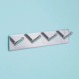 Kroklist med 4 Krokar <strong>Civio</strong>  Krom Blank