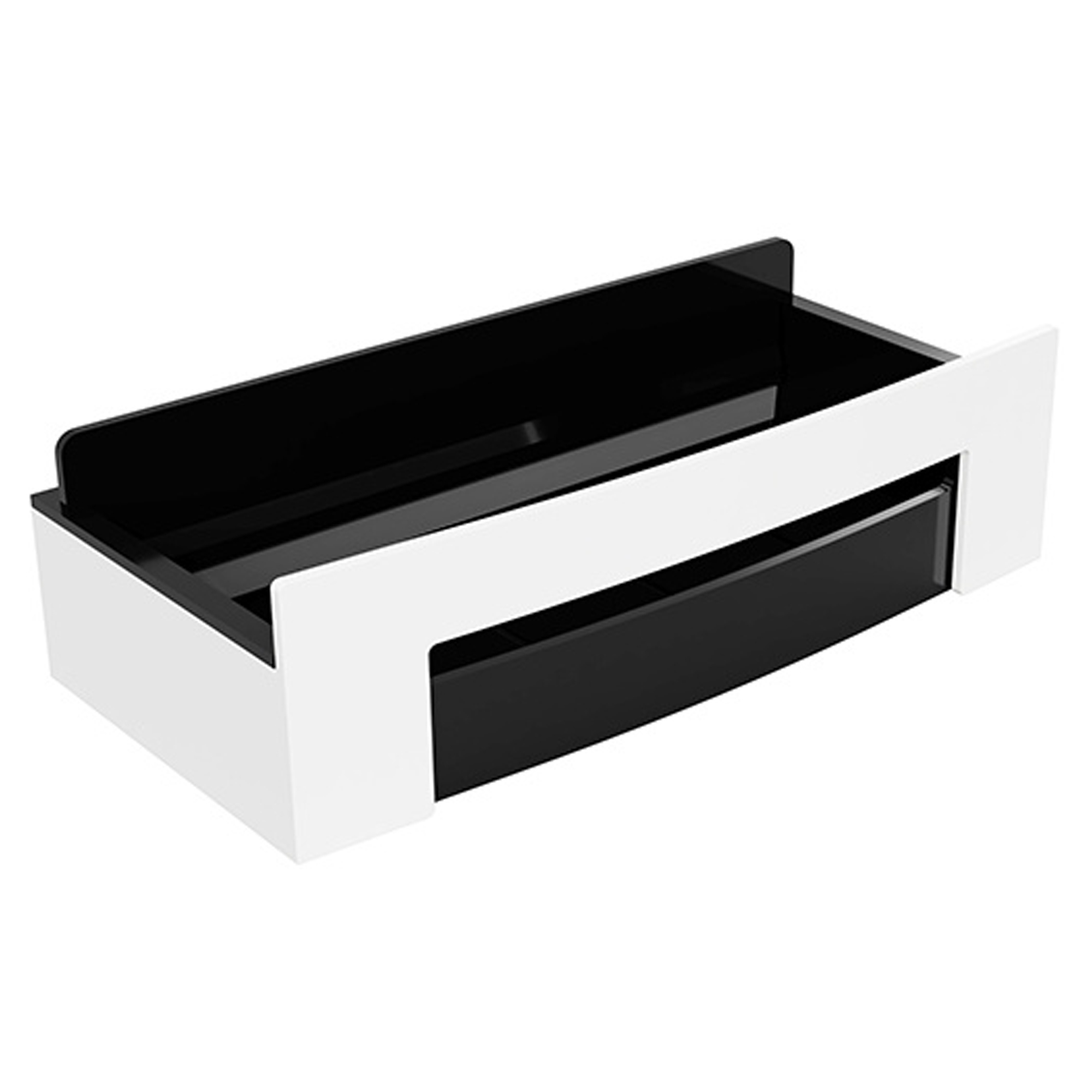 Duschhylla med Duschskrapa Line Vit Matt 23 cm