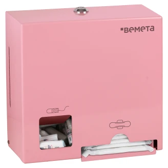 Mensskyddsdispenser Rosa Matt 23 cm