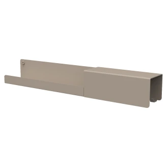 Hylla <strong>Sommardopp</strong>  med Krokar M 60x9 cm 4 Hängare Beige Höger