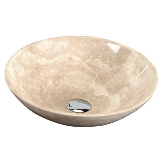 Tvättställ <strong>Ornella</strong>  Beige Matt Rund Ø 40 cm