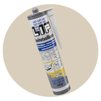 Silikon Ljusbeige 300 ml