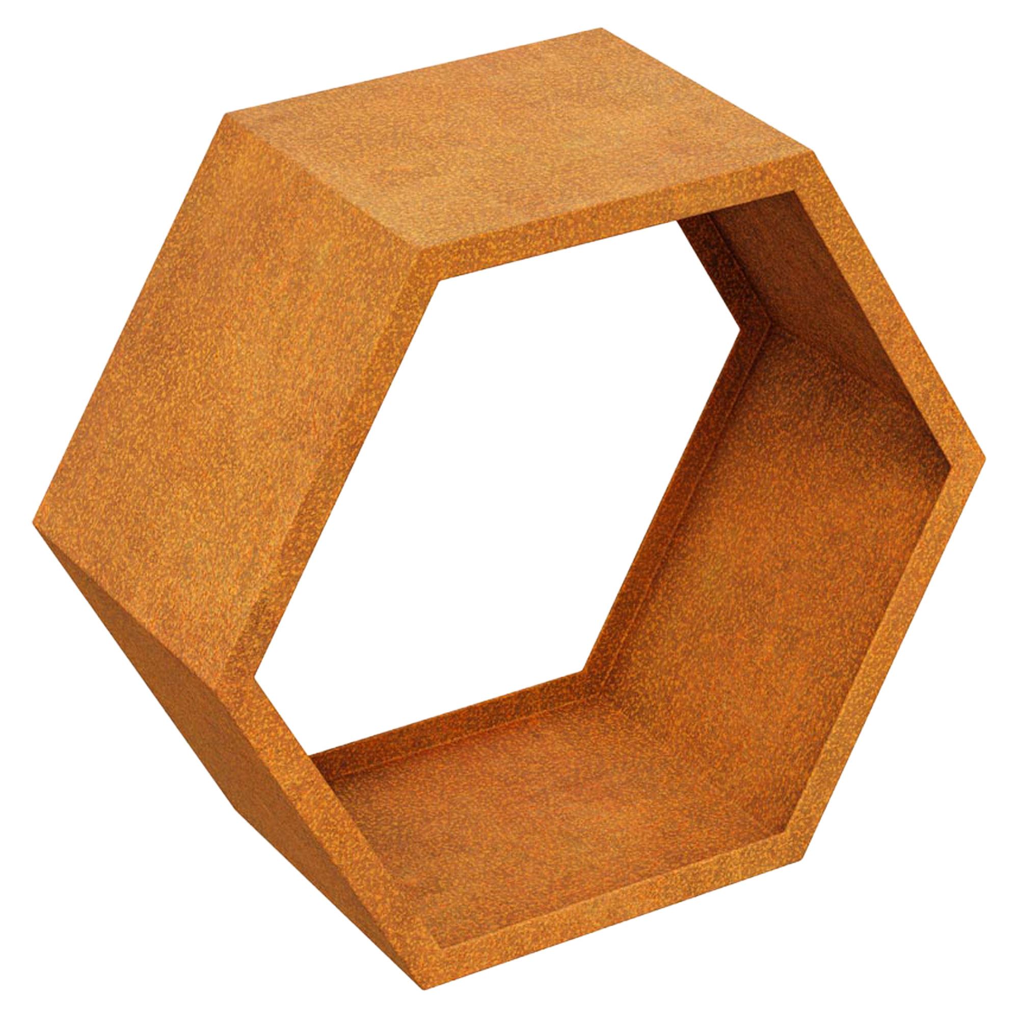 Cortena Vedstativ Lena SKL Cortenstål Hexagon 80 cm