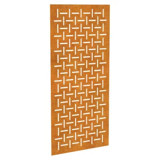 Cortena Dekorativ Veggpanel <strong>Decora</strong>  Grid Cortenstål 91x191 cm