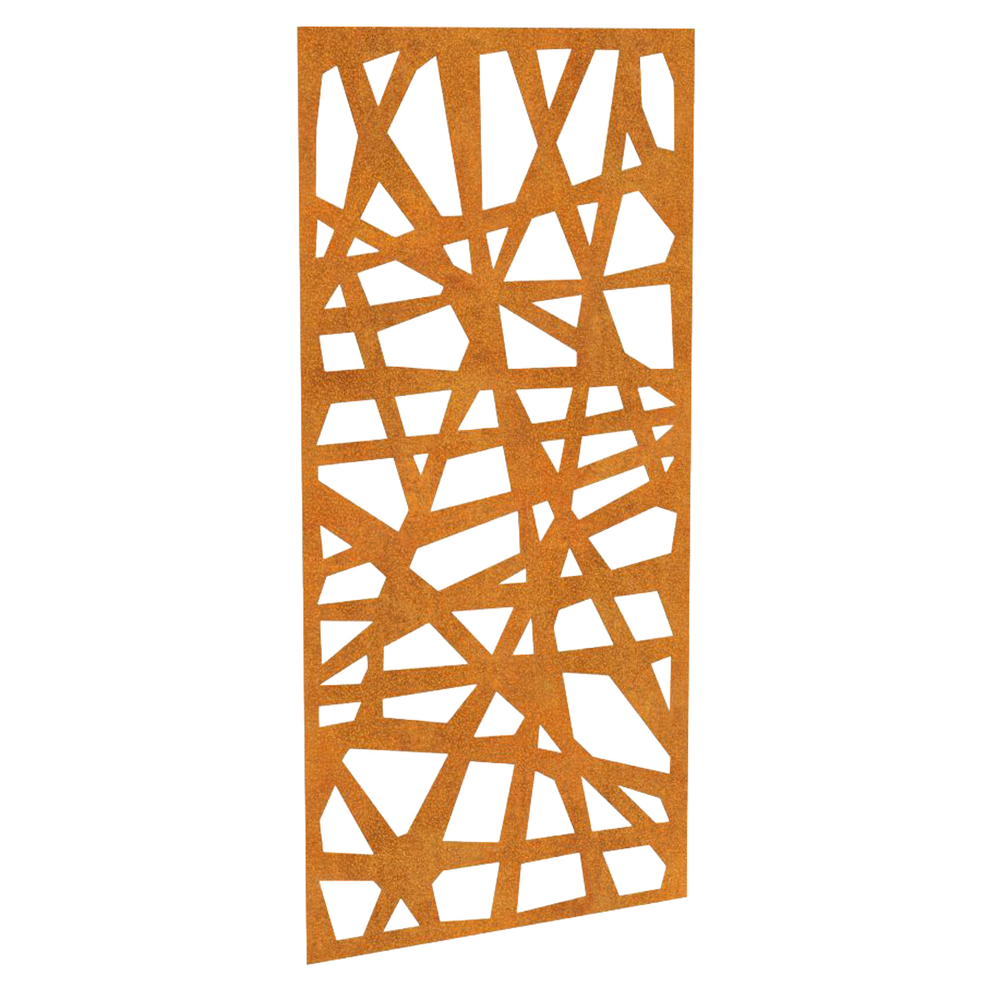 Cortena Dekorativ Veggpanel Decora Angles Cortenstål 91x191 cm