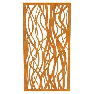 Cortena Dekorativ Väggpanel <strong>Decora</strong>  Waves Cortenstål 91x191 cm