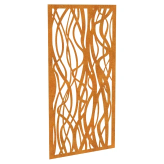 Cortena Dekorativ Veggpanel <strong>Decora</strong>  Waves Cortenstål 91x191 cm