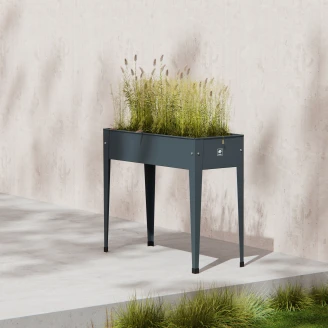 Herstera Plantebord <strong>Vergel</strong>  Antrasitt 100x40x84 cm