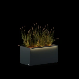 Herstera Utekruka med LED-belysning <strong>El Prado</strong>  Antracit 100x50x50 cm