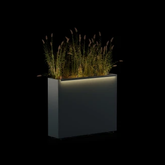 Herstera Utekruka med LED-belysning <strong>El Prado</strong>  Antracit 100x25x80 cm