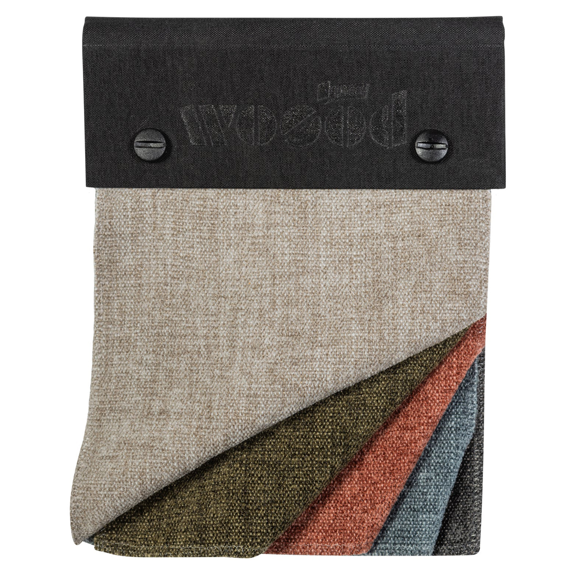 Woood Sample Fabric Polly Flerfärgad