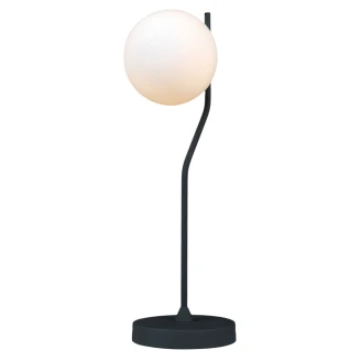 Bordlampe <strong>Carilia</strong>  Honningmessing, Hvit Matt