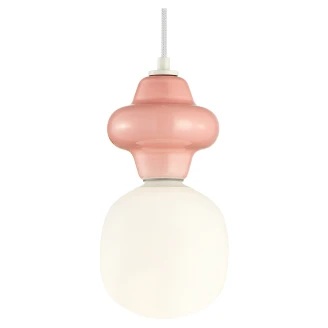 Hängande Lampa Uno <strong>Norin</strong>  Rosa Matt Ø 15 cm