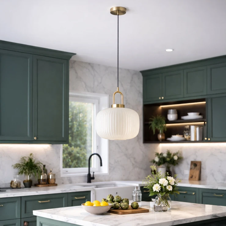 Hengelampe Ostra Gull Matt