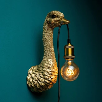 Werner Voss Vegglampe Baby <strong>Franz Josef</strong>  Gull Blank