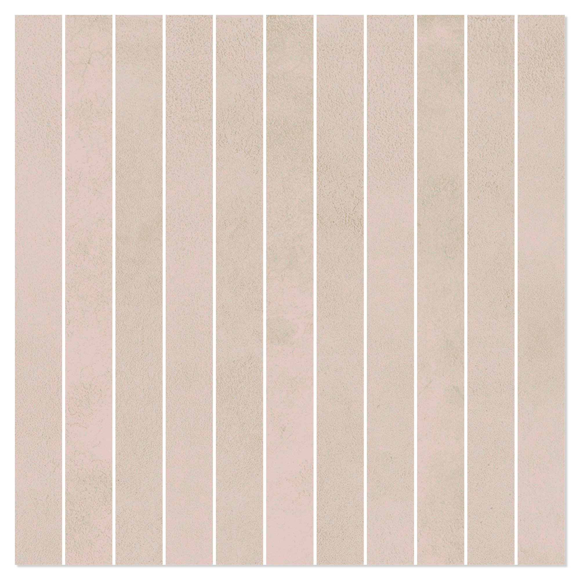 Mosaikk Gulvflis Delicate Beige Gren Matt 30x30 (2.5x30) cm