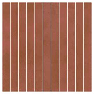 Mosaik Klinker <strong>Delicate</strong>  Brun Gren Matt 30x30 (2.3x30) cm