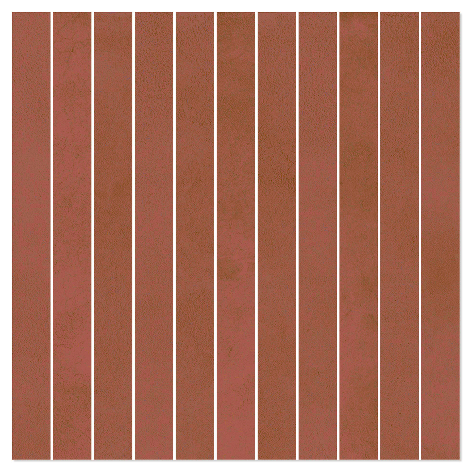 Mosaikk Gulvflis Delicate Brun Gren Matt 30x30 (2.5x30) cm