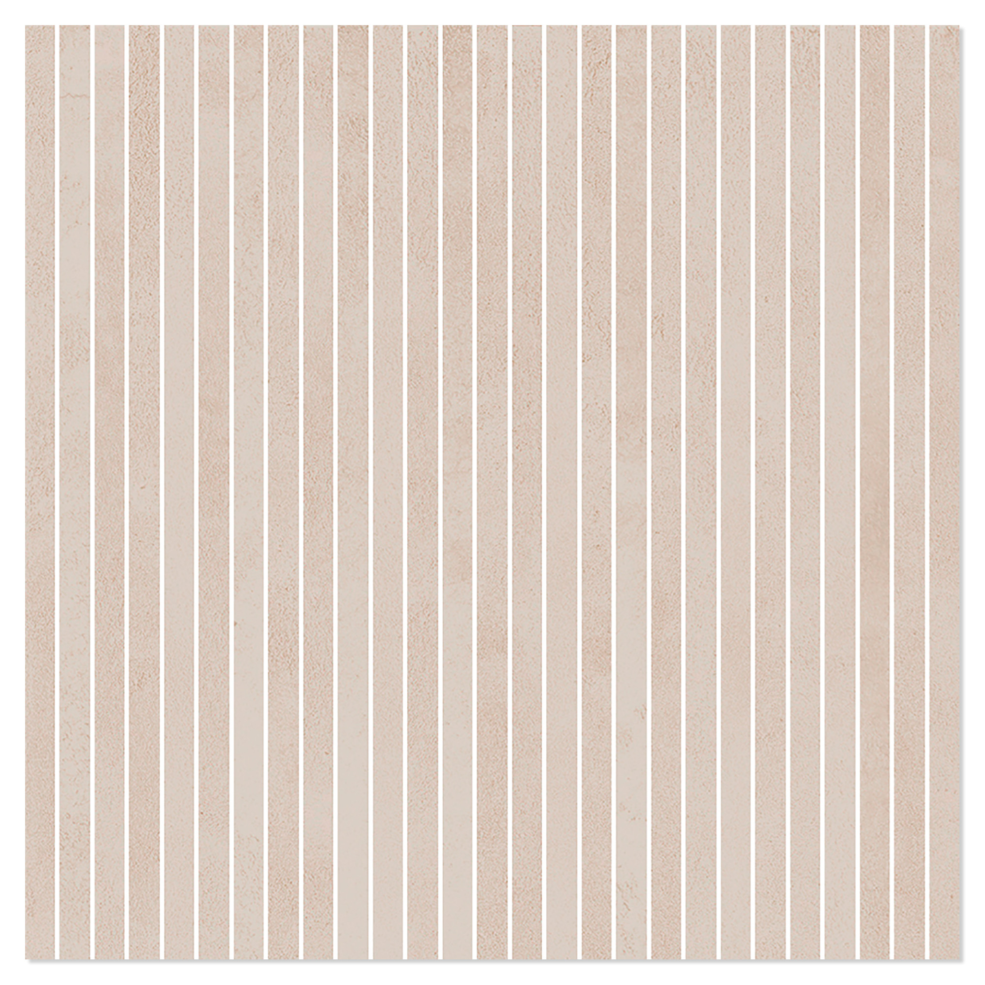 Mosaikk Gulvflis Delicate Beige Stav Matt 30x30 (1x30) cm