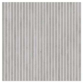 Mosaik Klinker <strong>Delicate</strong>  Ljusgrå Stav Matt 30x30 (1x30) cm
