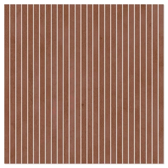 Mosaik Klinker <strong>Delicate</strong>  Brun Stav Matt 30x30 (1x30) cm