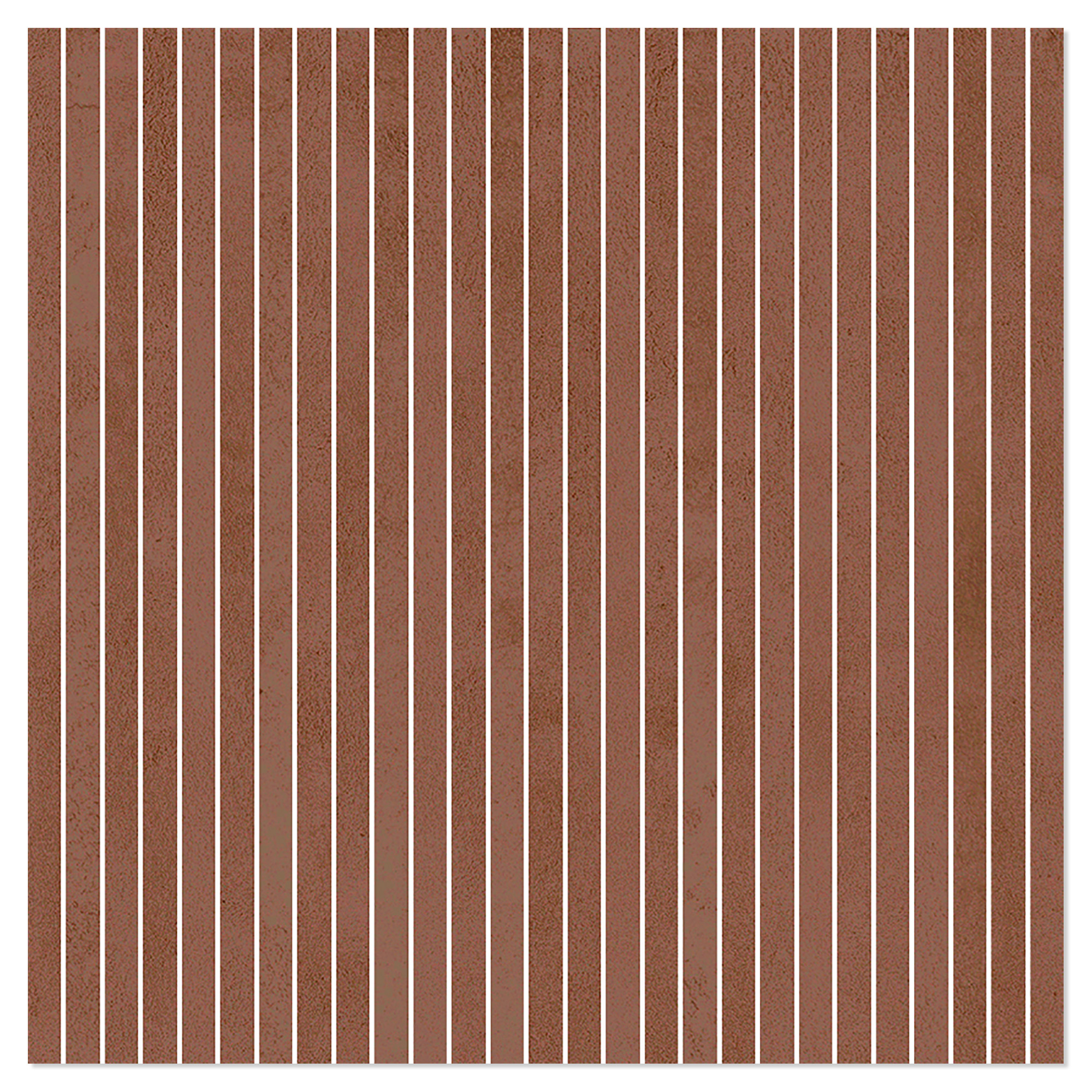 Mosaikk Gulvflis Delicate Brun Stav Matt 30x30 (1x30) cm