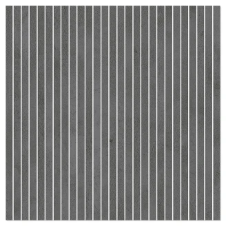 Mosaik Klinker <strong>Delicate</strong>  Grå Stav Matt 30x30 (1x30) cm