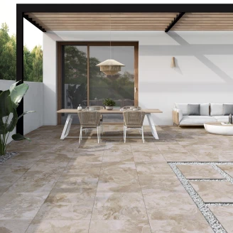 Utomhus Klinker <strong>Isen</strong>  Sand Matt 60x90 cm Tjocklek 20 mm