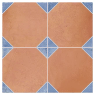 Gulvflis <strong>Edwardian</strong>  Beige-Blå Matt-Blank 33x33 cm